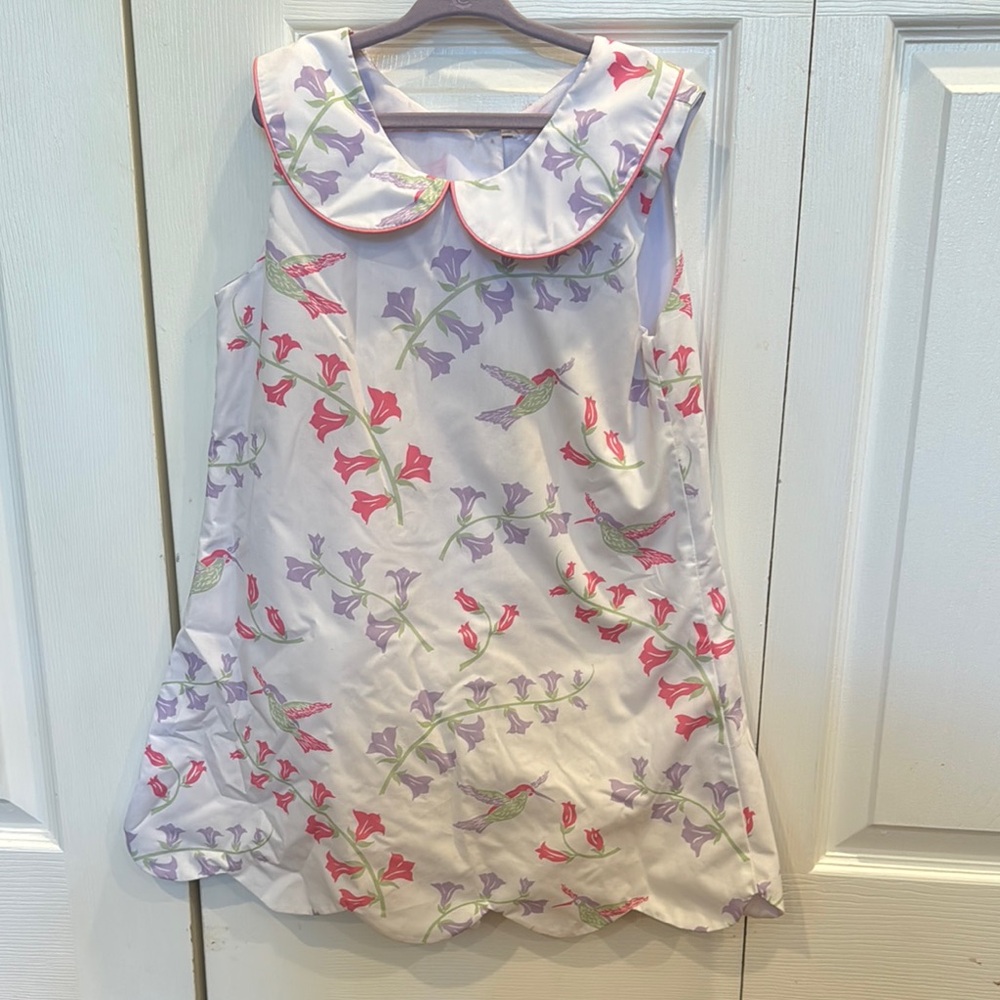 The Beaufort Bonnet Company Floral Kids Dress - Pink, Purple, Green